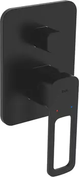 Смеситель для ванны с душем Iddis Slide SLIBL00i67 черный матовый