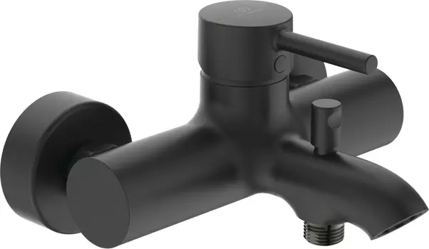 Смеситель для ванны с душем Ideal Standard Ceraline черный матовый