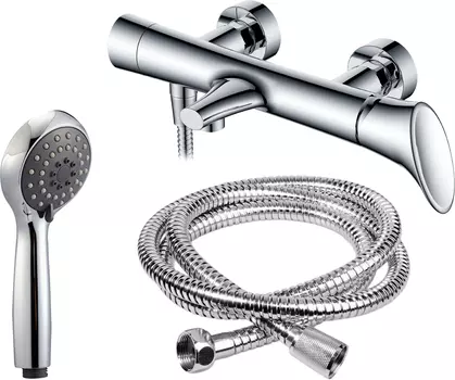 Смеситель для ванны с душем Kaiser Calla 71022 хром