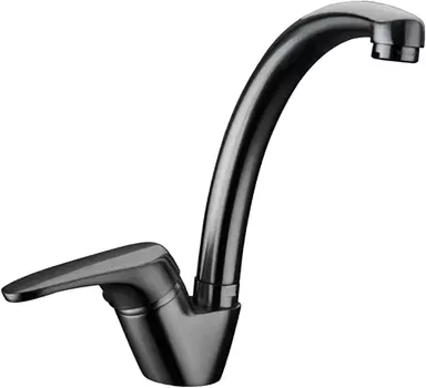 Смеситель для кухни Kaiser County 55244-12 черный металлик