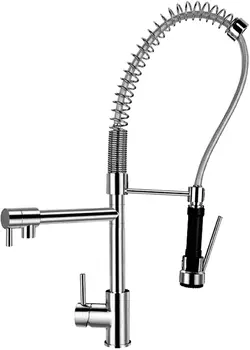 Смеситель для кухни Kaiser Merkur 26166 с гибким изливом хром