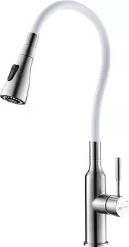 Смеситель для кухни Lemark Expert LM5082S-White хром, белый