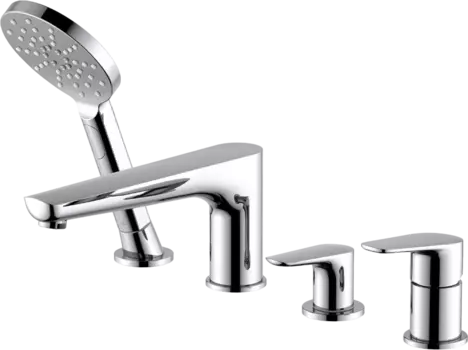 Смеситель на борт ванны AQUATEK Бетта AQ1148CR хром