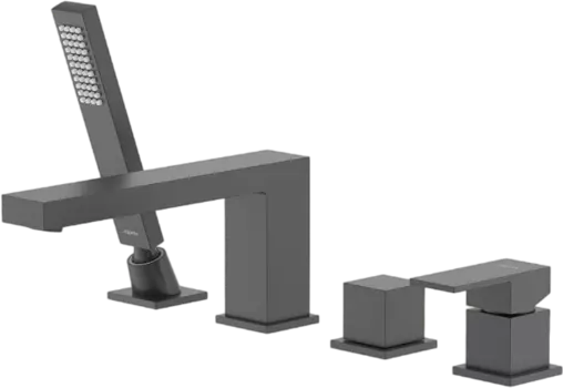 Смеситель на борт ванны AQUATEK Либра AQ1648MB матовый черный