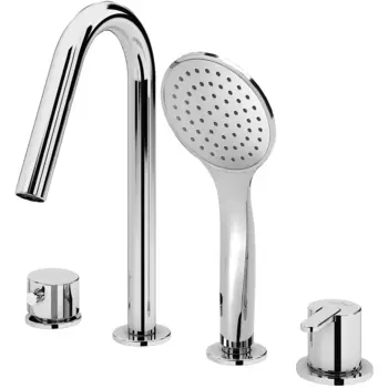 Смеситель на борт ванны Cezares Leaf хром