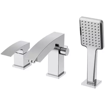 Смеситель на борт ванны Gappo хром глянцевый