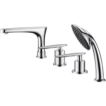 Смеситель на борт ванны Kaiser Star хром