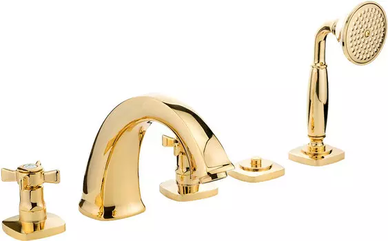 Смеситель на борт ванны Migliore Korona 28503 золото
