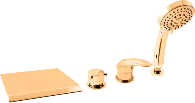 Смеситель на борт ванны Rav Slezak Dunaj золото