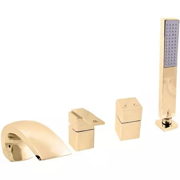 Смеситель на борт ванны Rav Slezak Loira золото