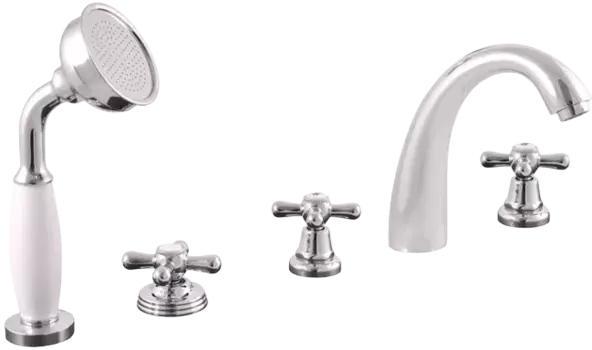 Смеситель на борт ванны Rav Slezak Morava хром