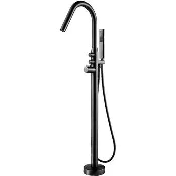 Смеситель напольный Black&White Universell черный матовый