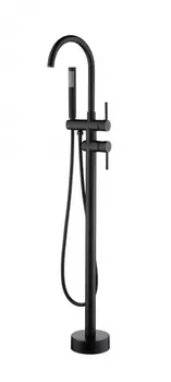 Смеситель напольный Groсenberg GB900 Черный матовый