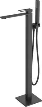 Напольный смеситель для ванны с душем BelBagno Luce FMT NERO С ВНУТРЕННЕЙ ЧАСТЬЮ