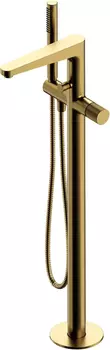 Смеситель Omnires Contour CT8033GLB С ВНУТРЕННЕЙ ЧАСТЬЮ напольный, для ванны с душем, золото