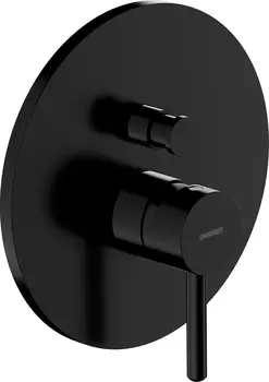 Смеситель для ванны с душем Omnires Y черный матовый