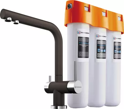 Смеситель Omoikiri Nagano DC для кухонной мойки с фильтром 4048.8028