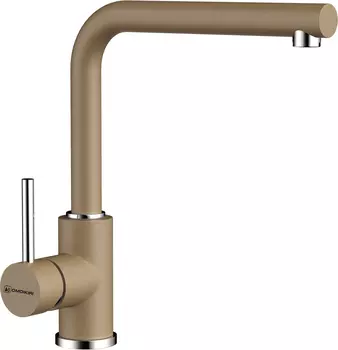 Смеситель для кухни Omoikiri Nakagawa 4994315 бежевый матовый, кармель