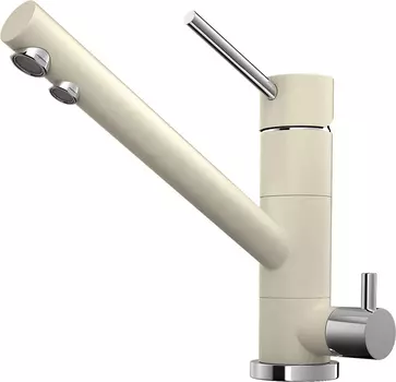 Смеситель для кухни Omoikiri Tonami 4994059 с подключением к фильтру бежевый матовый, ваниль