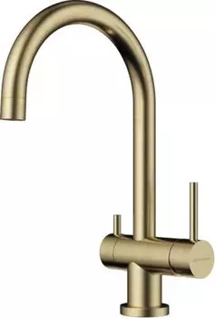 Смеситель для кухни Omoikiri Yamada с подключением к фильтру, античная латунь