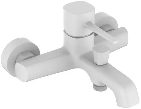 Смеситель для ванны с душем Orange Karl M05-100w белый матовый