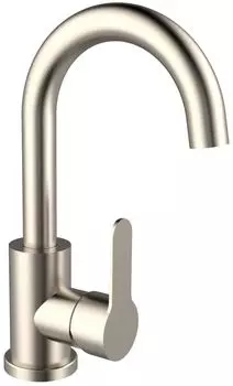 Смеситель для раковины Orange Steel Steel M99-011Ni сталь матовая, никель