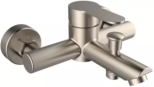 Смеситель для ванны с душем Orange Steel M99-100NI сталь матовая, никель