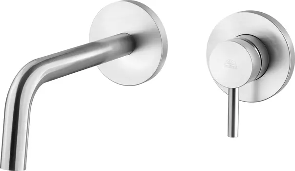 Смеситель Paffoni Light LIG007ST70 С ВНУТРЕННЕЙ ЧАСТЬЮ, для раковины, сталь