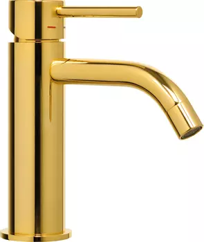 Смеситель для раковины Paffoni Light LIG071HG медовое золото