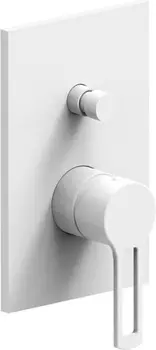 Смеситель для ванны с душем Paffoni Ringo RIN015BO/M белый матовый