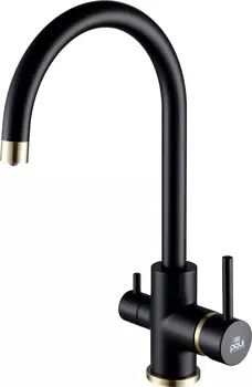 Смеситель для кухни Paulmark Essen Es213211-401BR антрацит-бронза