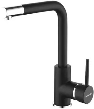 Смеситель для кухни Paulmark Honner Ho212018-418 черный металлик
