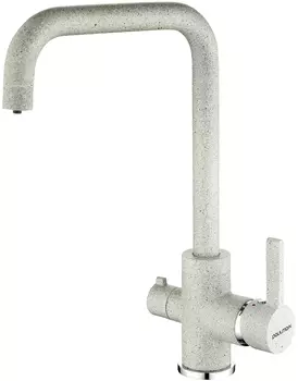 Смеситель для кухни Paulmark Logas Lo213021-310 с подключением к фильтру серый