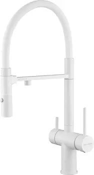 Смеситель Paulmark Magneto для кухонной мойки, белый матовый Ma213118-431