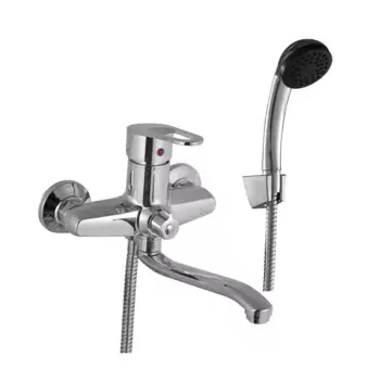 Смеситель для ванны с душем Plstart PL2206 хром