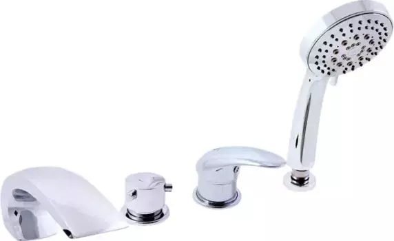 Смеситель на борт ванны Rav Slezak Dunaj D472.5P хром