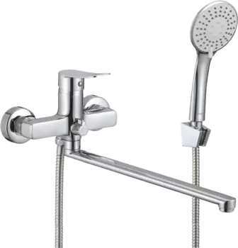 Смеситель с длинным изливом для ванны Milardo Demi DEMSB00M10