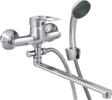 Смеситель с длинным изливом для ванны Славен Прораб СЛ-ОД-Ц31