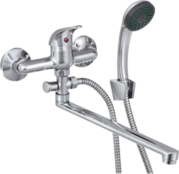 Смеситель с длинным изливом для ванны Славен Прораб СЛ-ОД-Р31