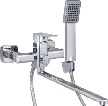 Смеситель с длинным изливом для ванны Славен Коттедж Н СЛ-ОД-Н31