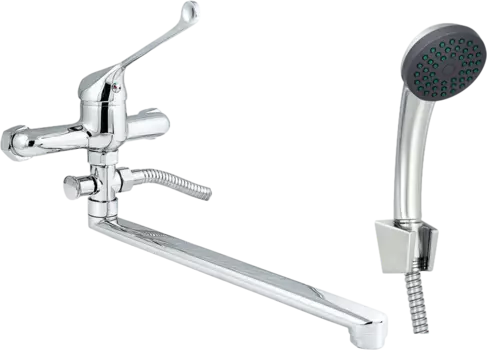 Смеситель с длинным изливом для ванны Славен Хирург СЛ-ОД-Х31 для медицинских учреждений