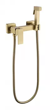 Смеситель с гигиеническим душем Grocenberg GB101N-MG Матовый золото