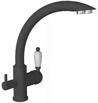 Смеситель ШАЛЕ FL, цвет Черный ( CHALET FL, Black)