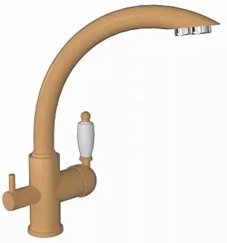 Смеситель для кухни Florentina Шале FL бежевый матовый