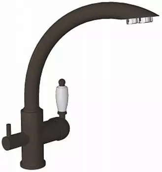 Смеситель для кухни Florentina Шале FL коричневый матовый