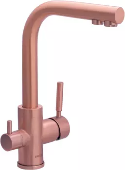 Смеситель для кухни Swedbe Selene Plus медный матовый