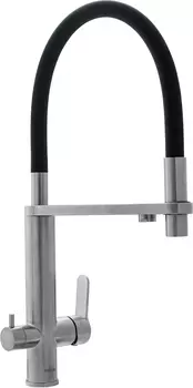 Смеситель для кухни Swedbe Selene Plus черный стальной