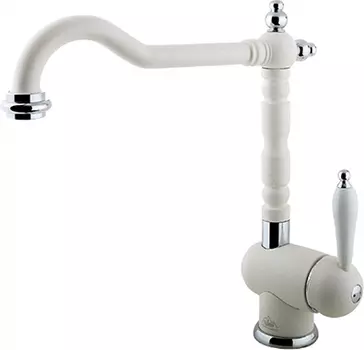 Смеситель Timo Morea 2406 F White для кухонной мойки (2406F white/matt)