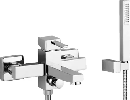 Смеситель Veragio Squadrina VR.SQR-4501.CR для ванны с душем