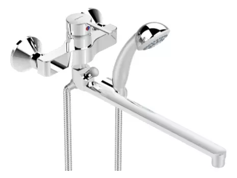 Смеситель для ванны Vidima Logik BA281AA универсальный хром